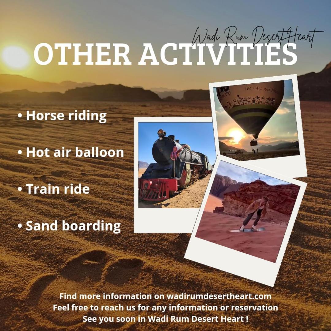 Wadi Rum Desert Heart Camp Экстерьер фото